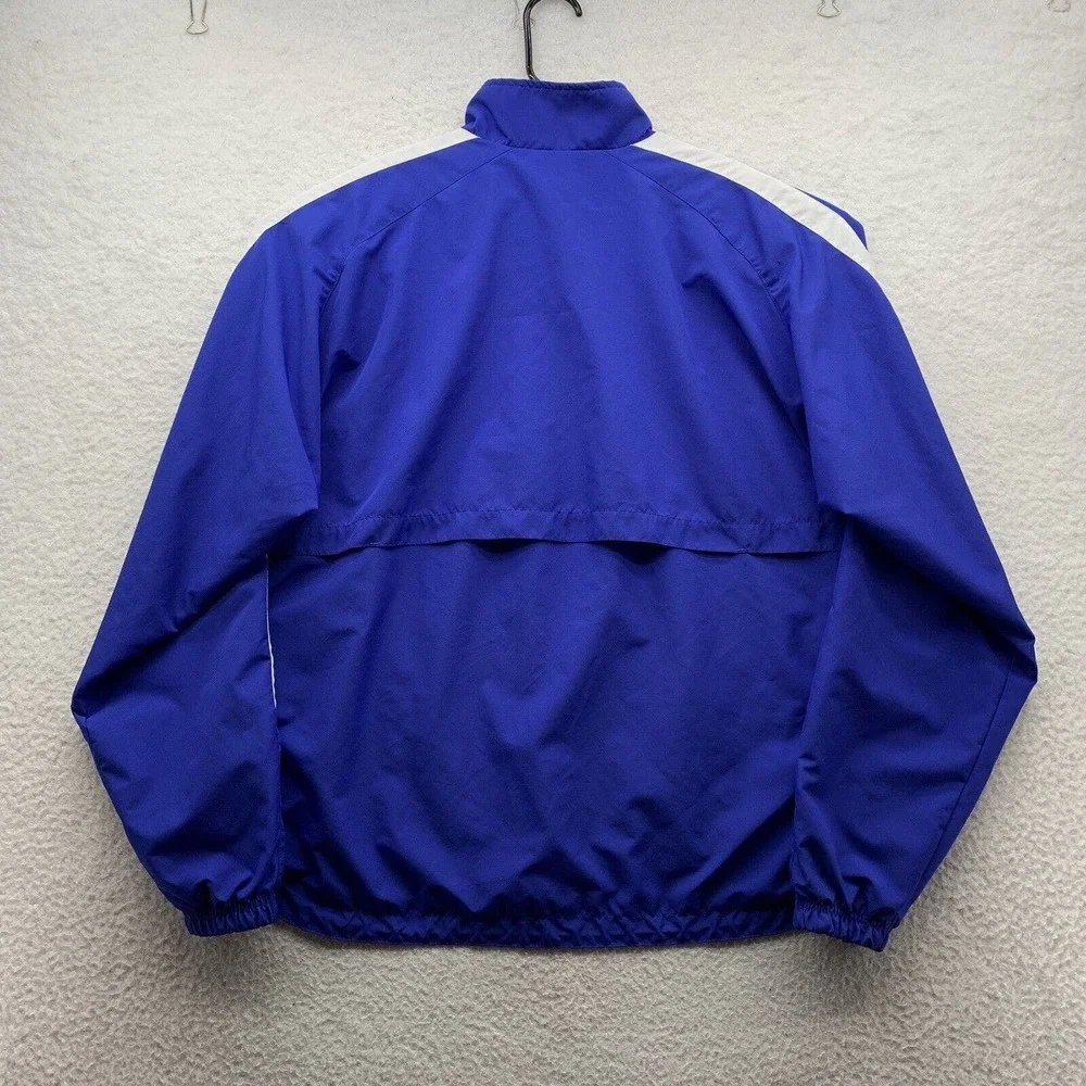 Brooks Hawaii Windbreaker Mens Large L Vented Mesh Blue‎ White Running Athletic